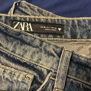 Zara Fringe Denim Size 4